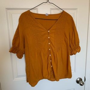 Mustard Blouse